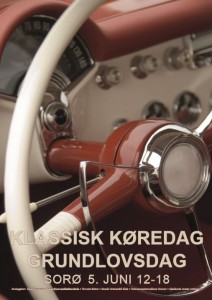 Indbydelse til Klassisk Køredag i Sorø, 5. juni 2016